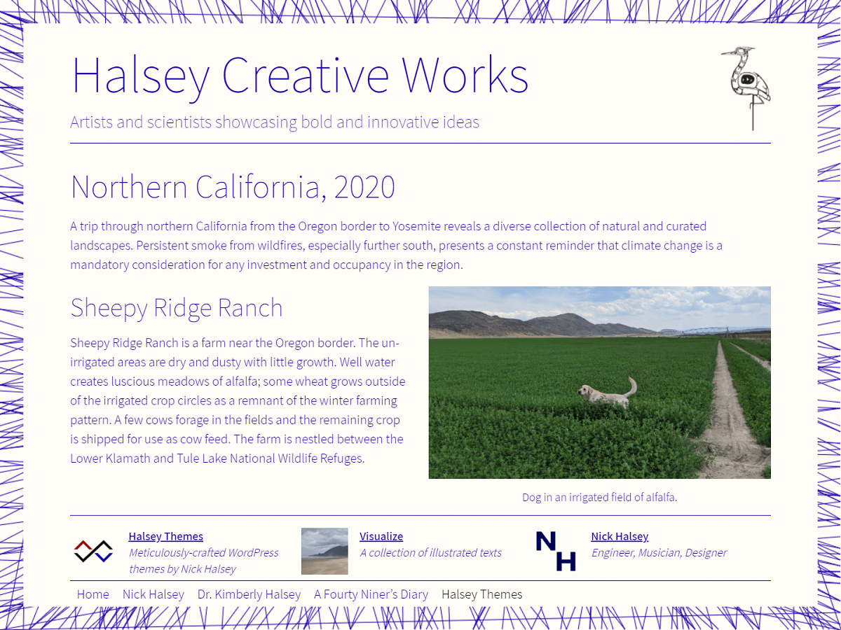 Linework theme screenshot