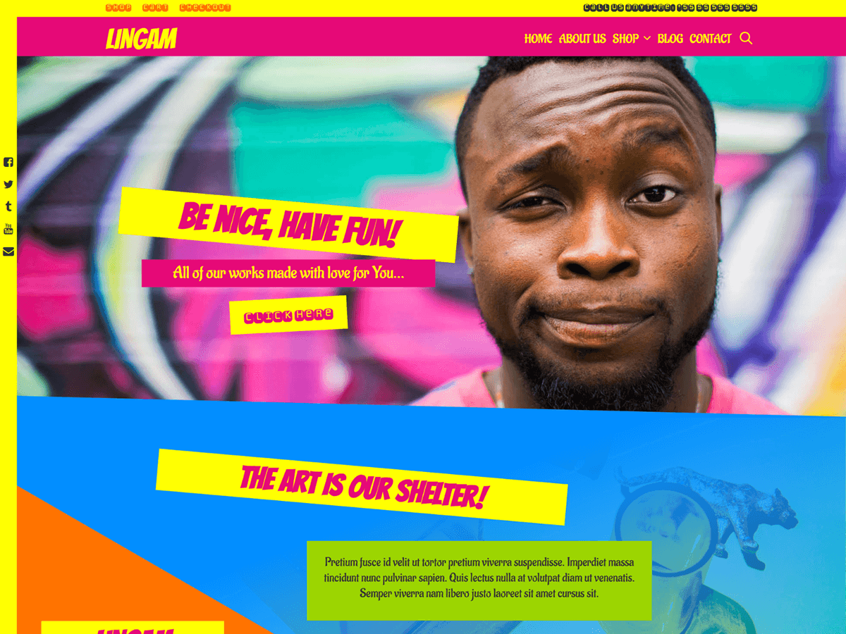 Lingam theme screenshot