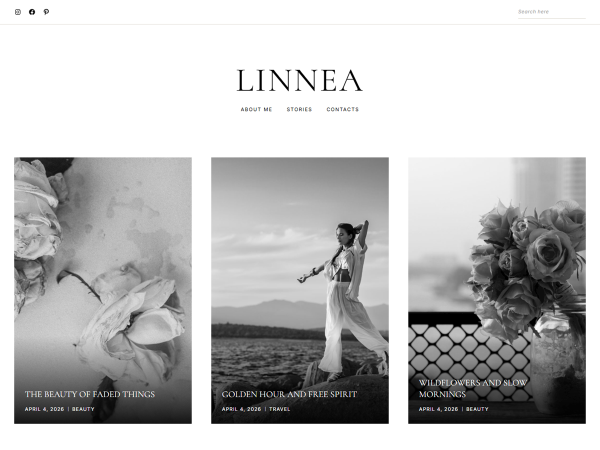 Linnea theme screenshot
