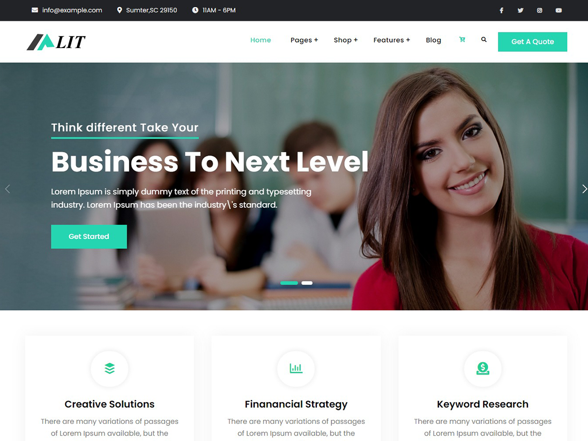 Lit theme screenshot