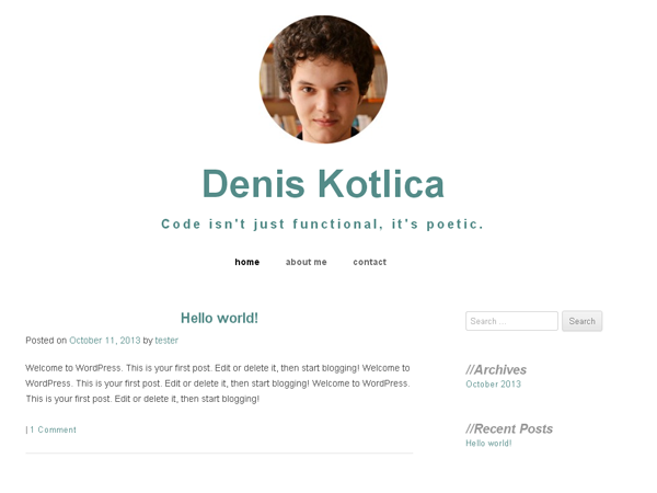 Litesta theme screenshot