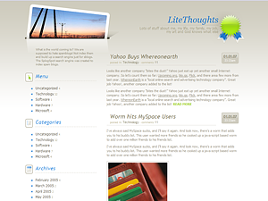 LiteThoughts theme screenshot