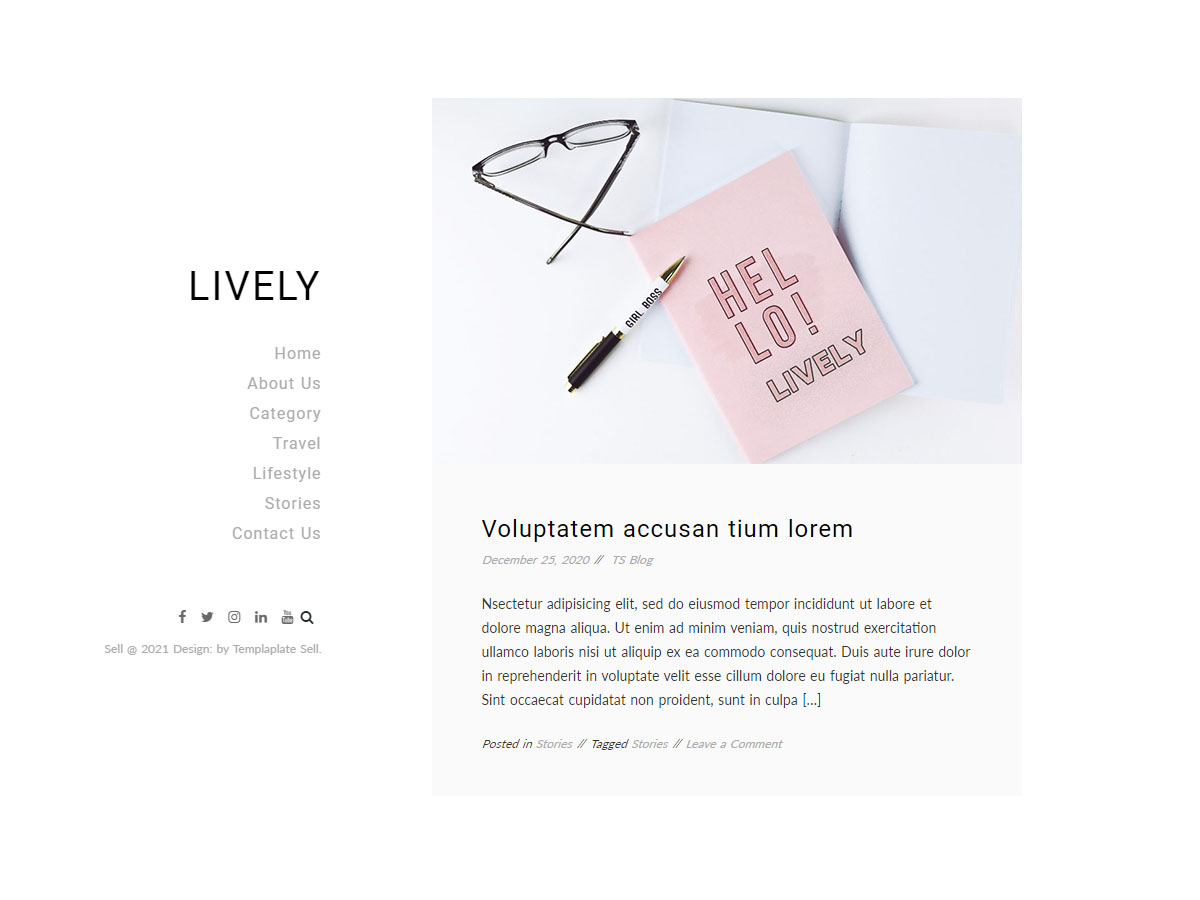 Lively theme screenshot