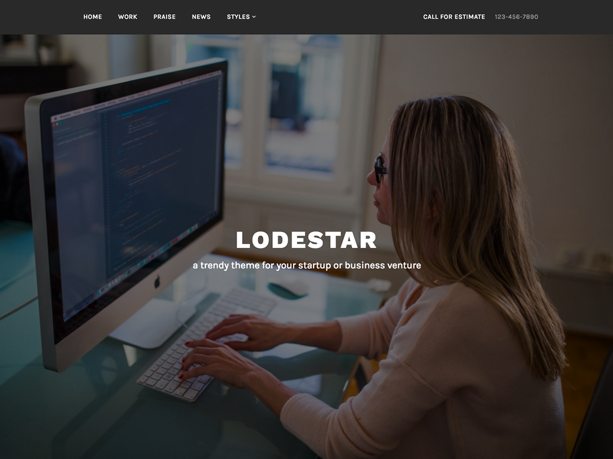 Lodestar theme screenshot