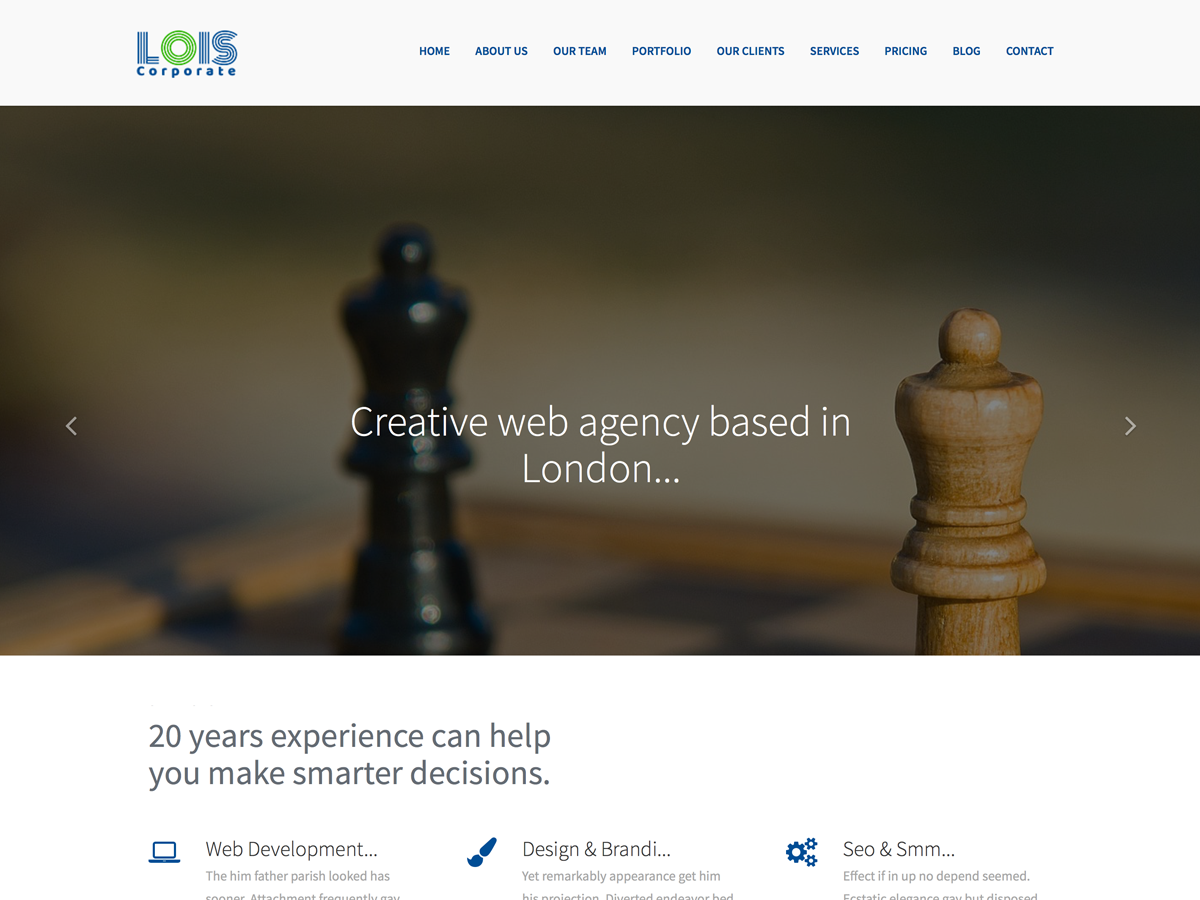 Lois theme screenshot