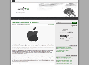 Lonelytree theme screenshot