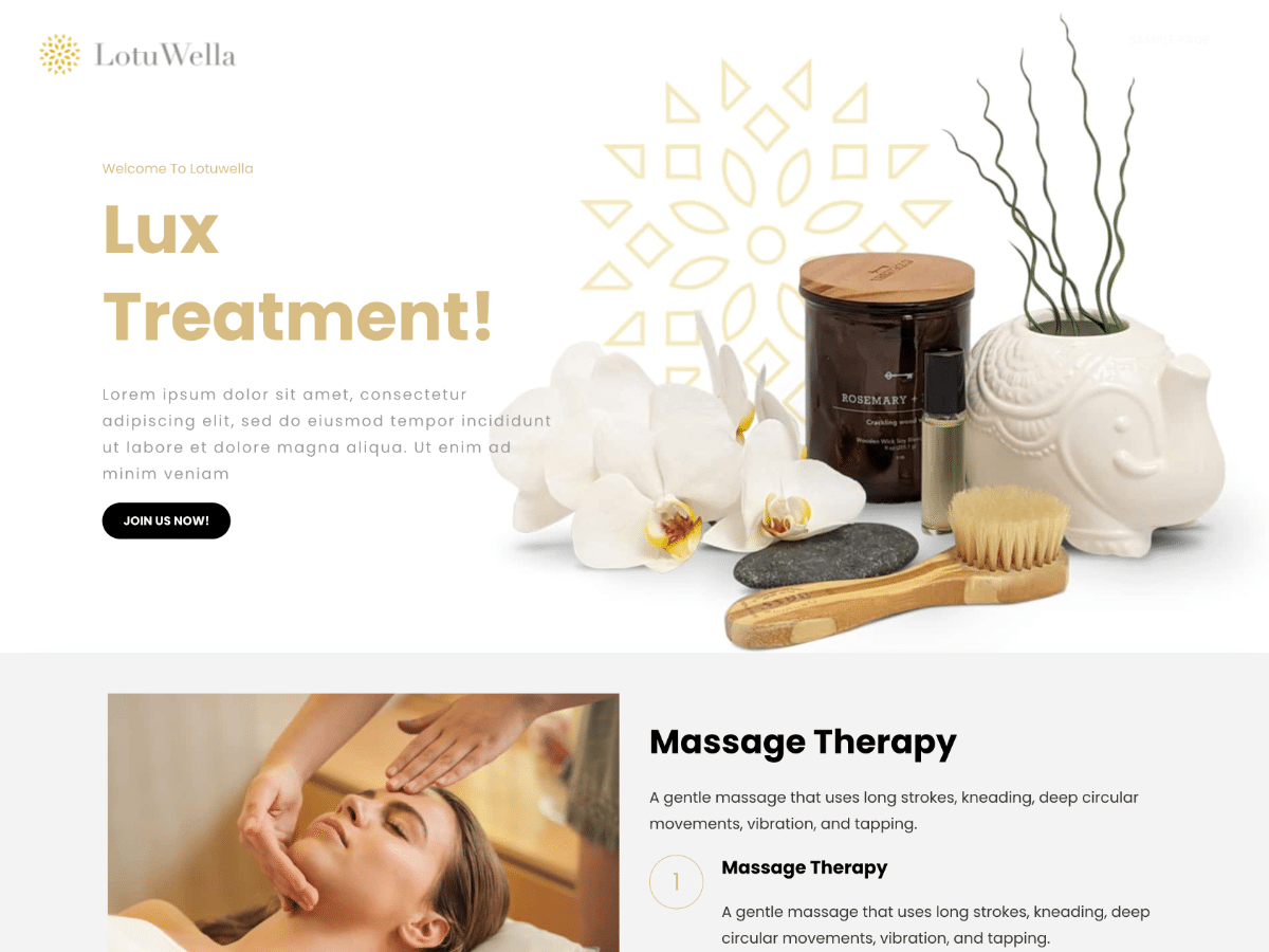 Lotuwella theme screenshot