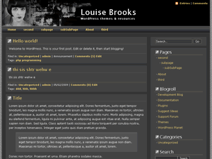 louisebrooks theme screenshot