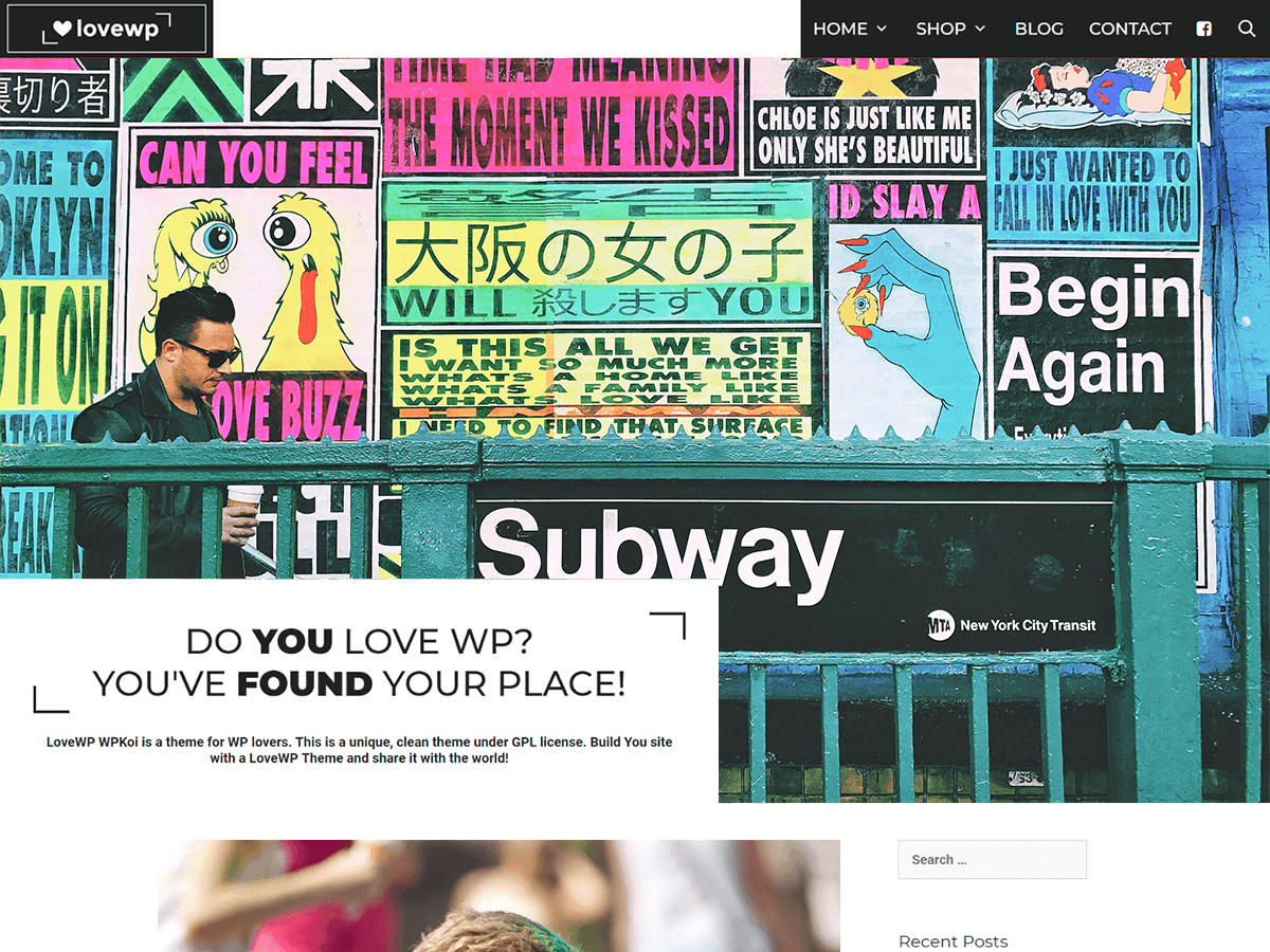 LoveWP theme screenshot