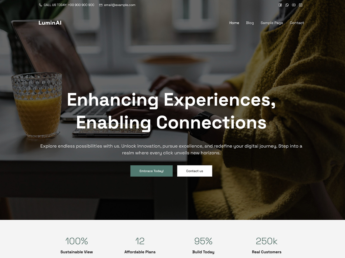 LuminAI theme screenshot