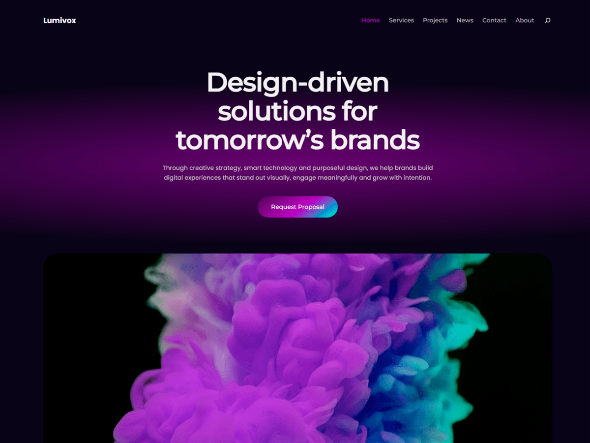 Lumivox theme screenshot