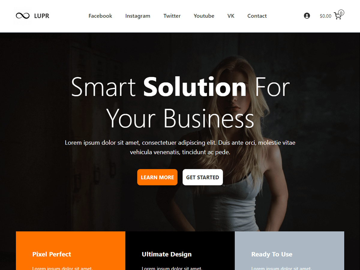 Lupr theme screenshot