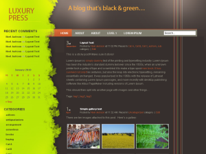 Luxury Press theme screenshot
