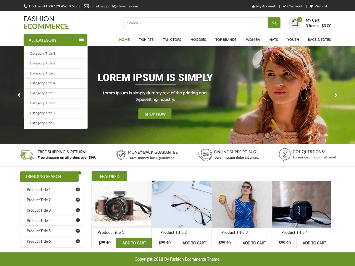 LZ Fashion Ecommerce theme screenshot