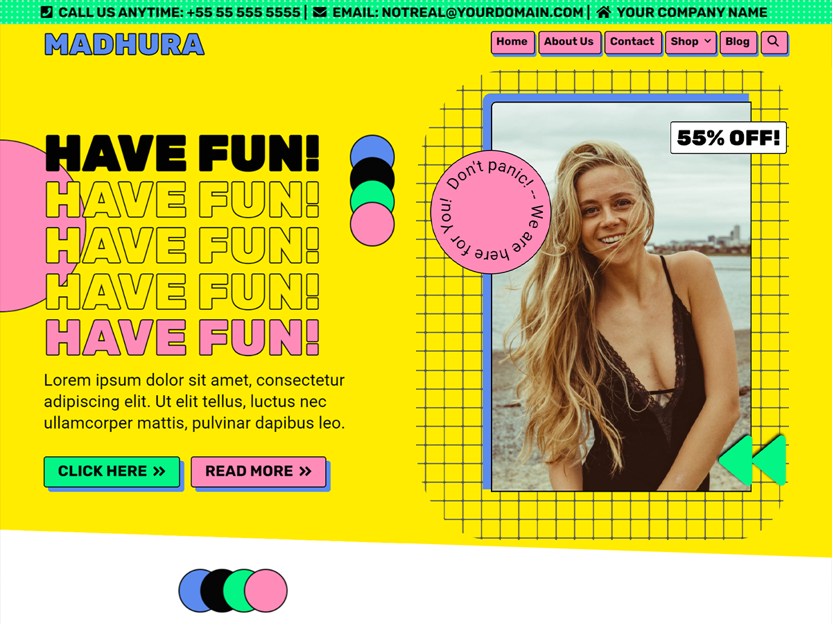 Madhura theme screenshot