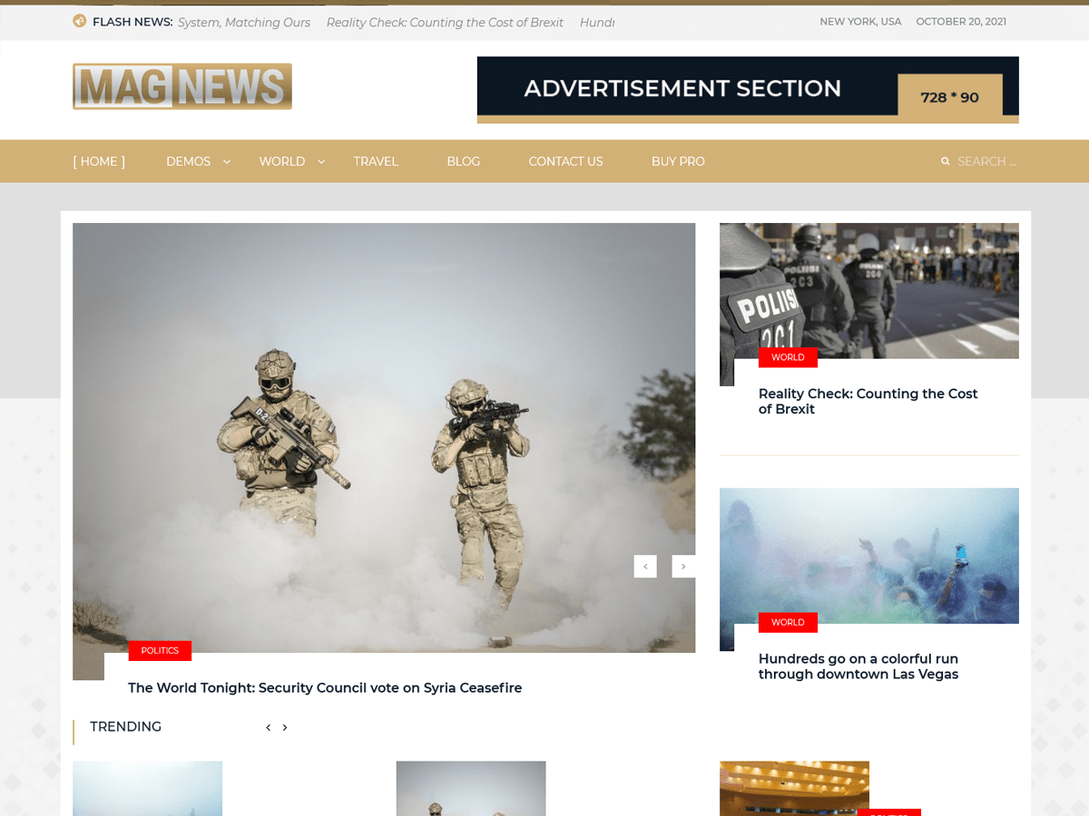 Mag News theme screenshot