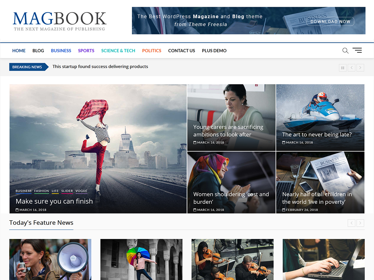 Magbook theme screenshot