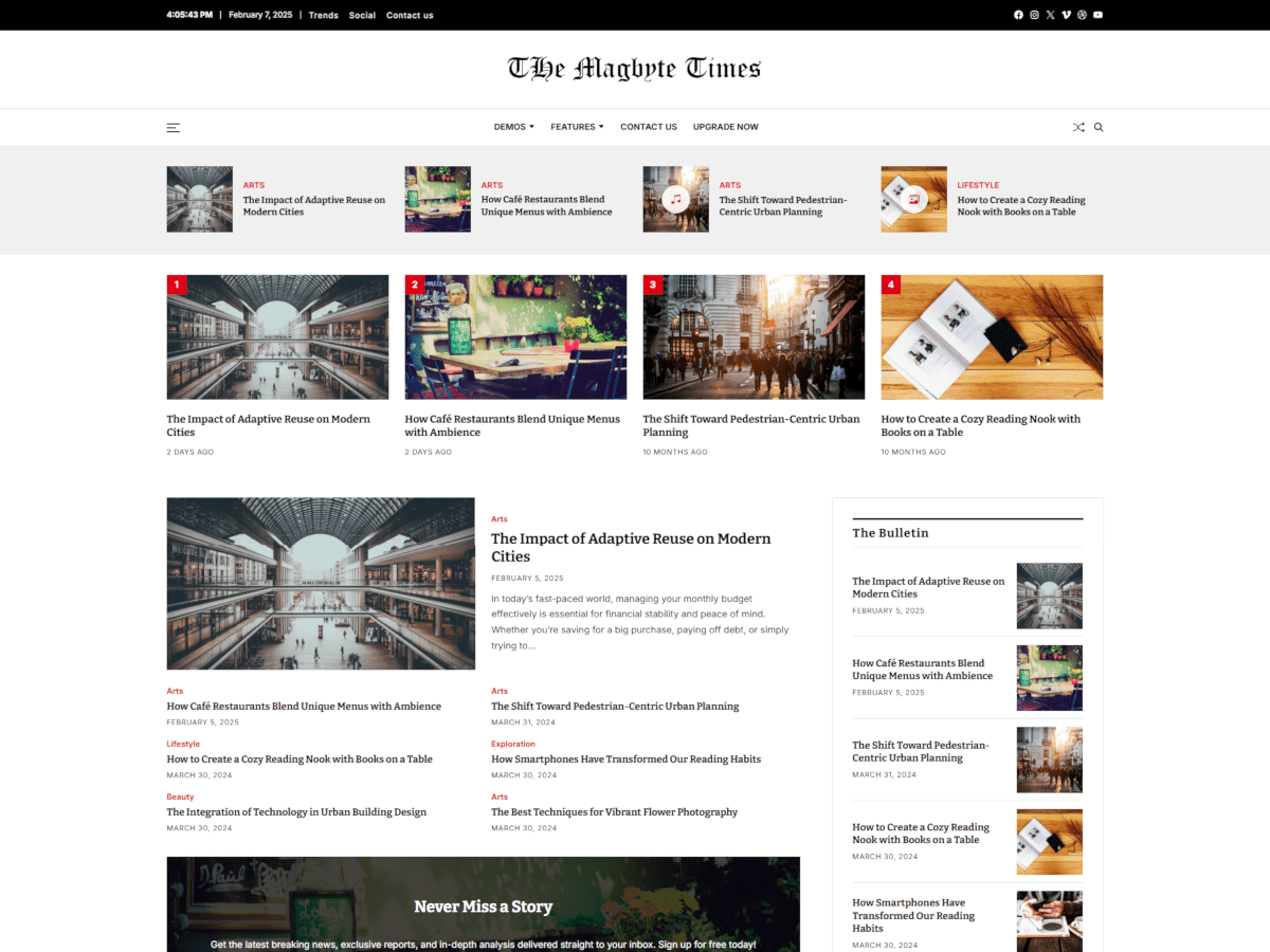 Magbyte theme screenshot