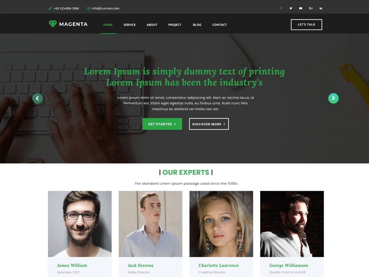 Magenta Plus theme screenshot