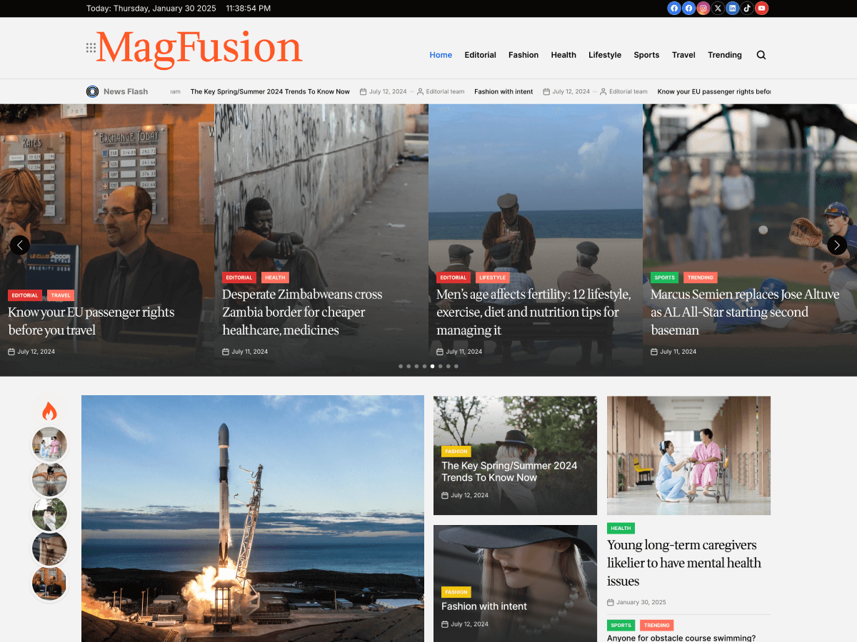 MagFusion theme screenshot