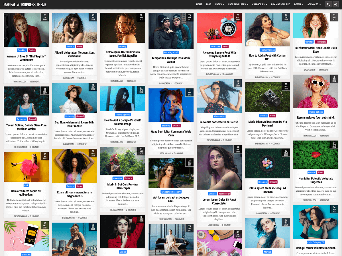 MagPal theme screenshot