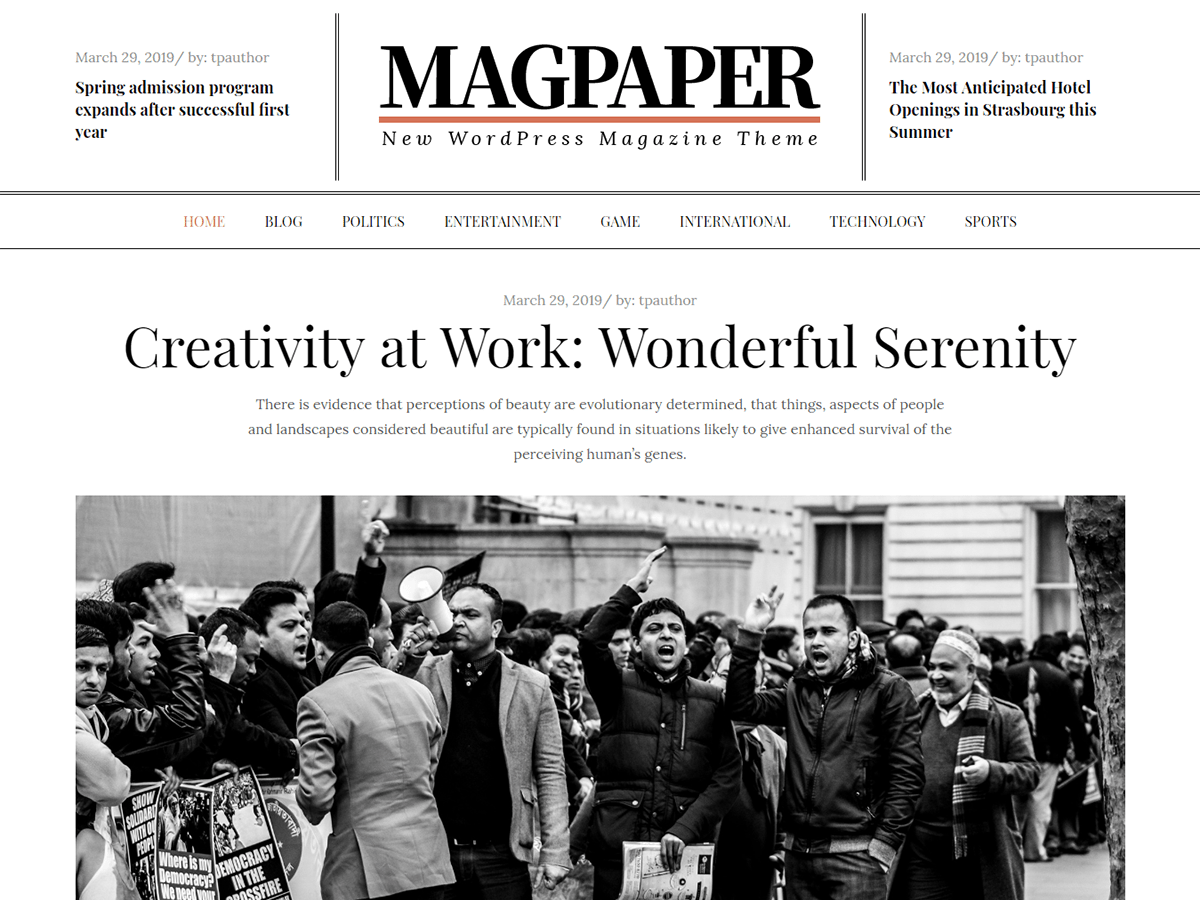 Magpaper theme screenshot