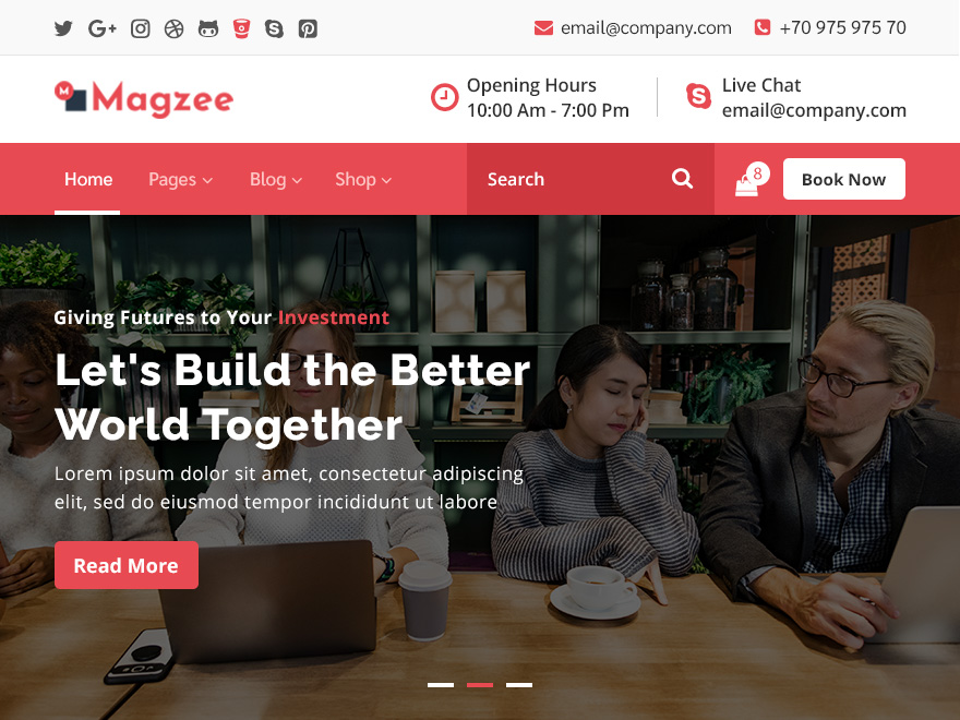 MagZee theme screenshot