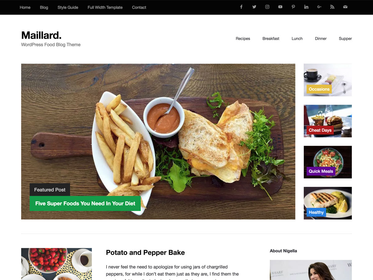 Maillard theme screenshot