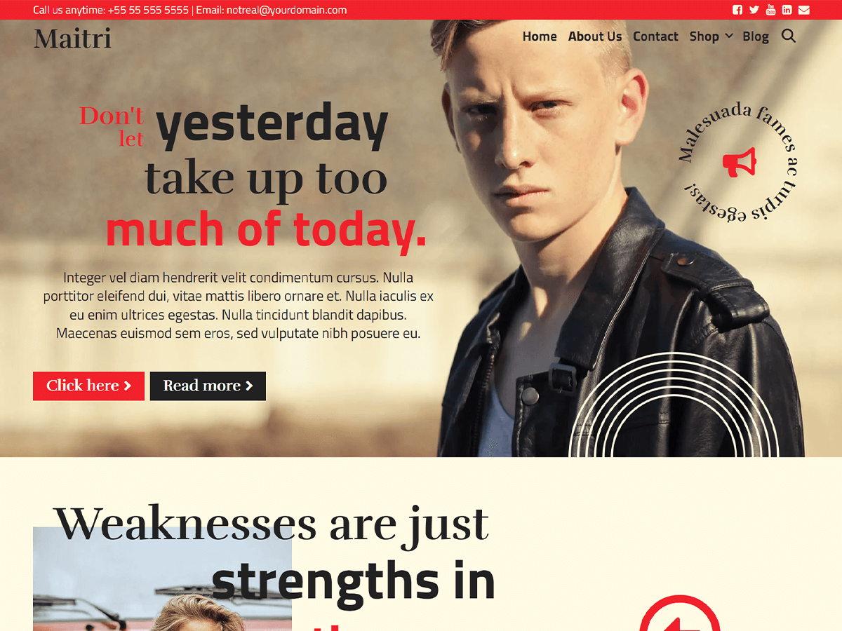 Maitri theme screenshot