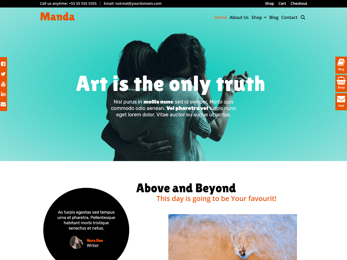 Manda theme screenshot