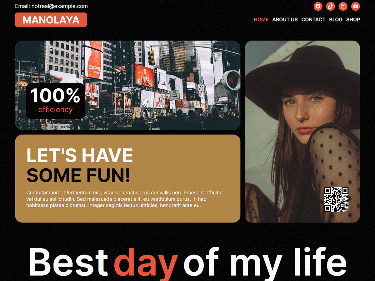 Manolaya theme screenshot