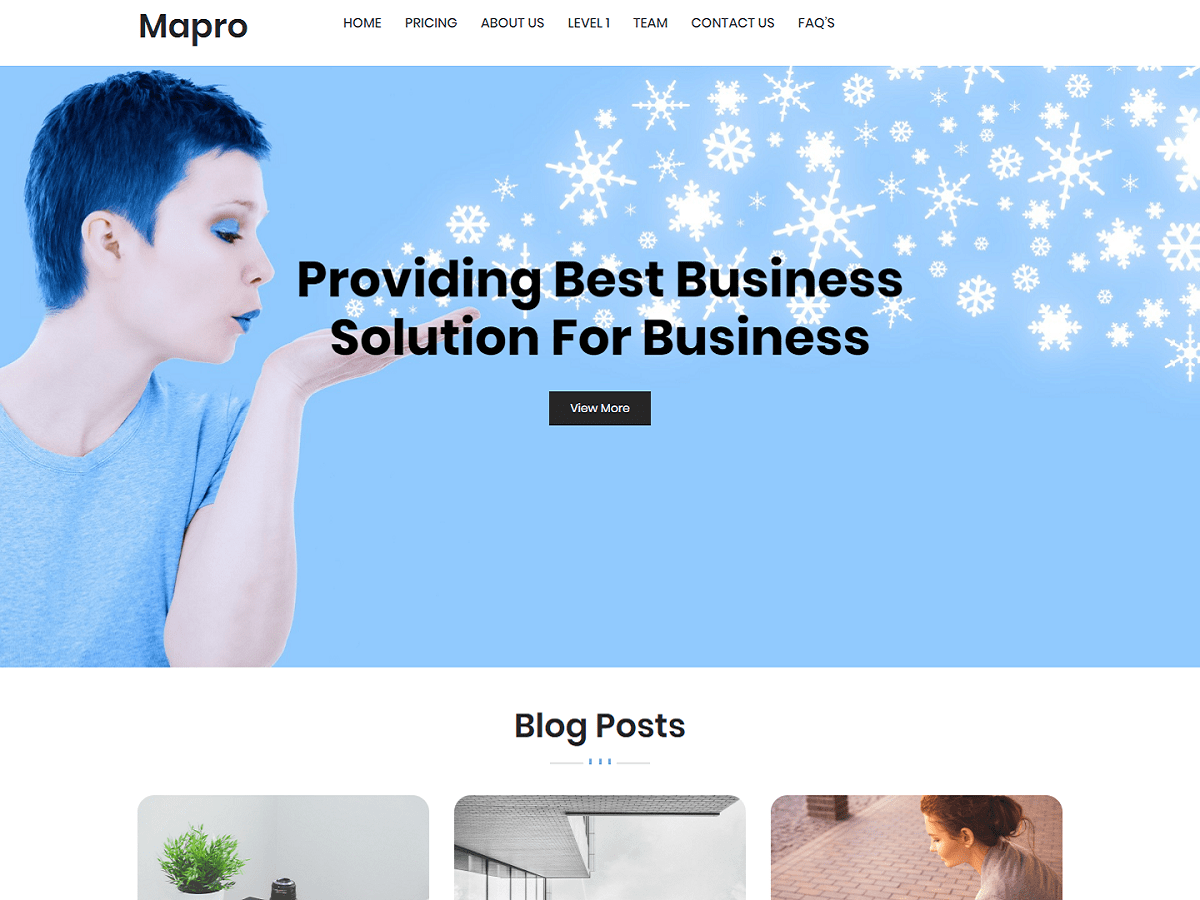 Mapro theme screenshot