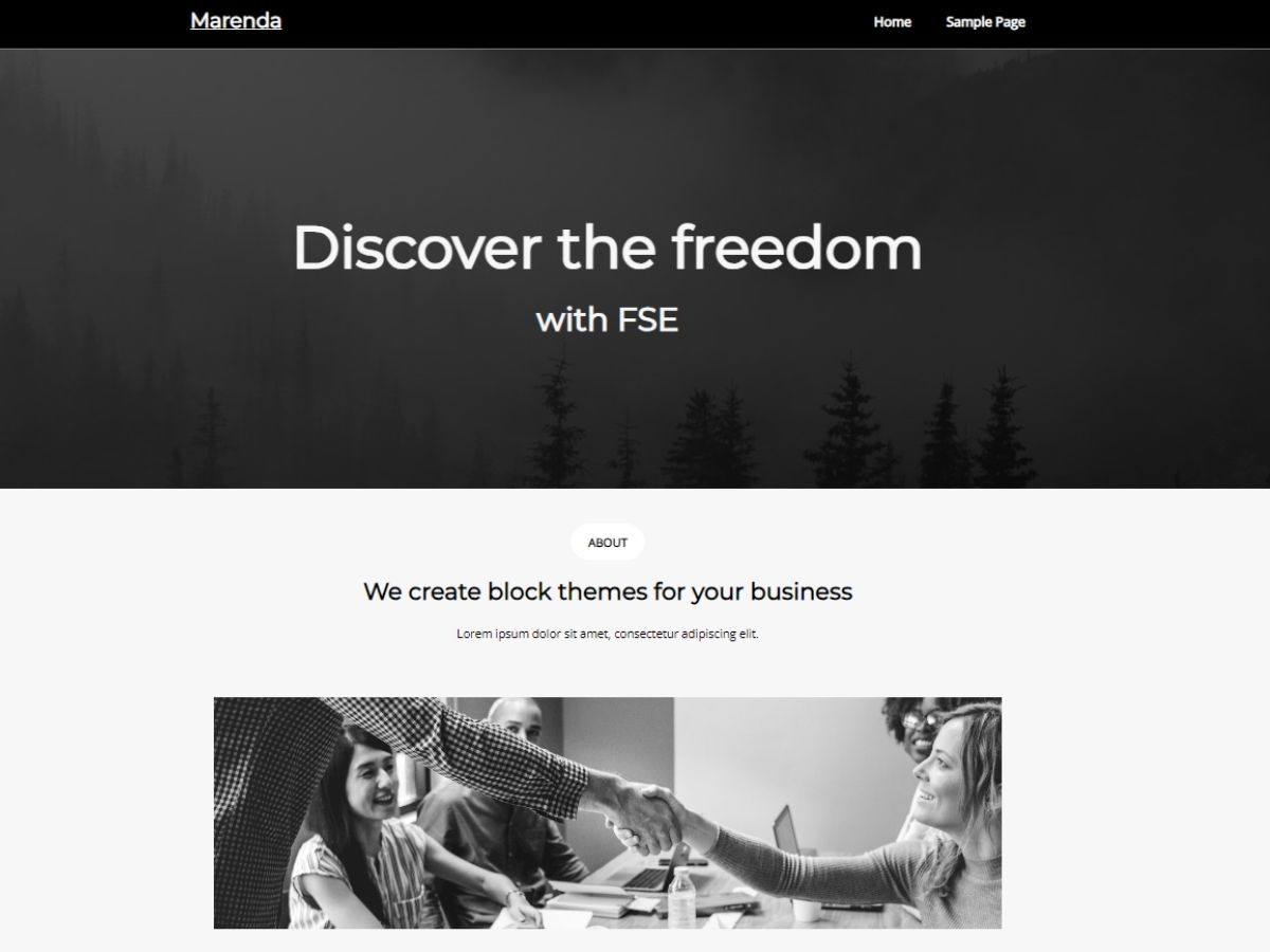 Marenda theme screenshot