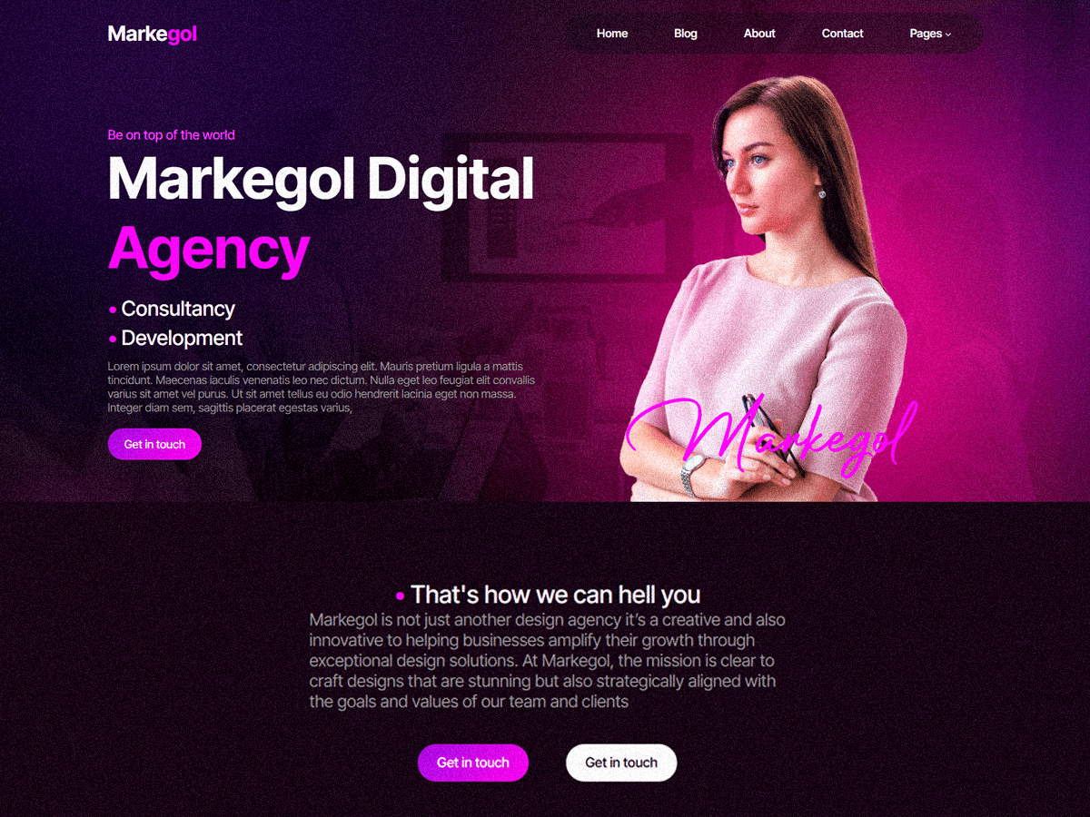 Markegol theme screenshot