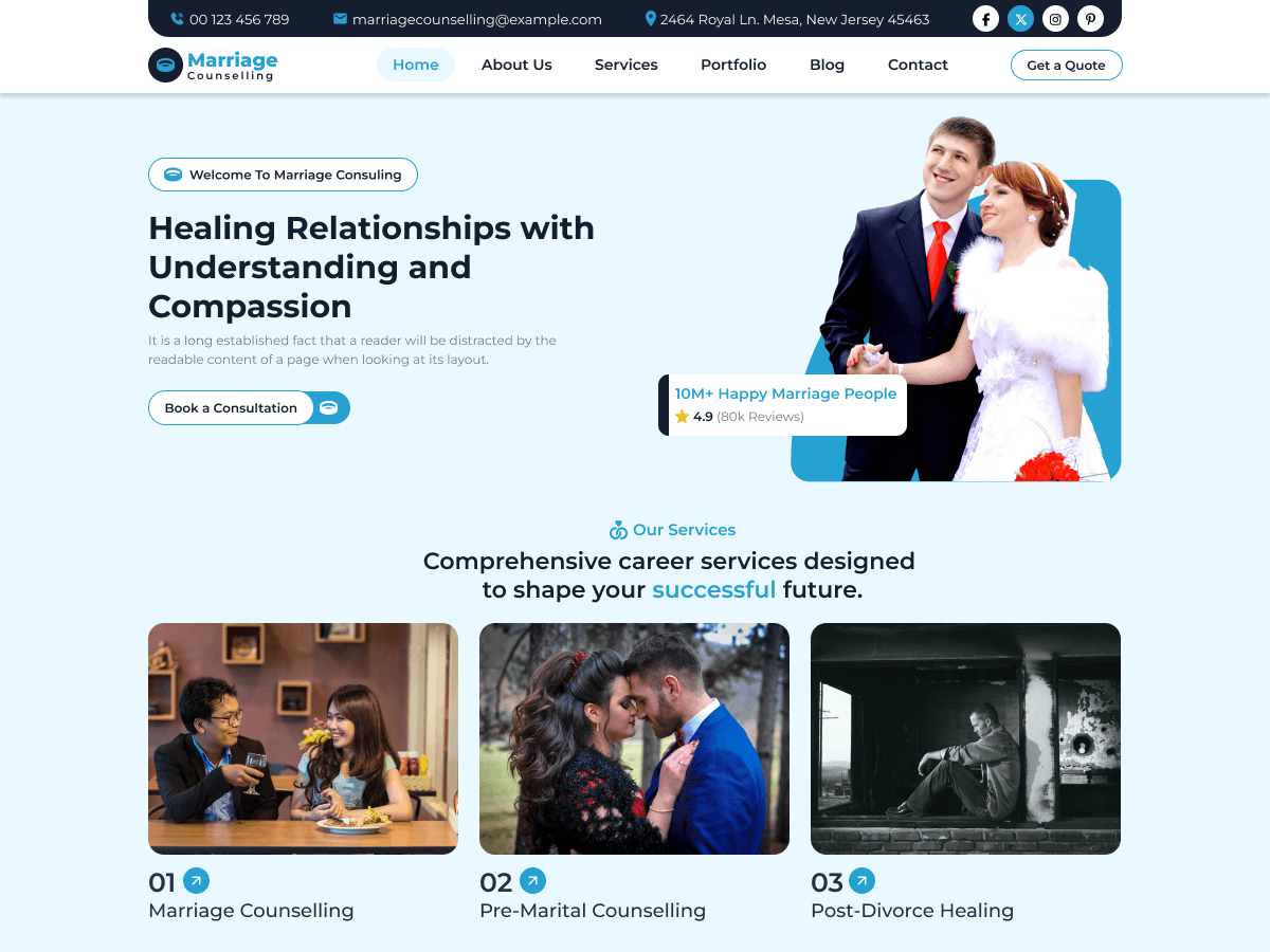 Marriage Counseling theme screenshot