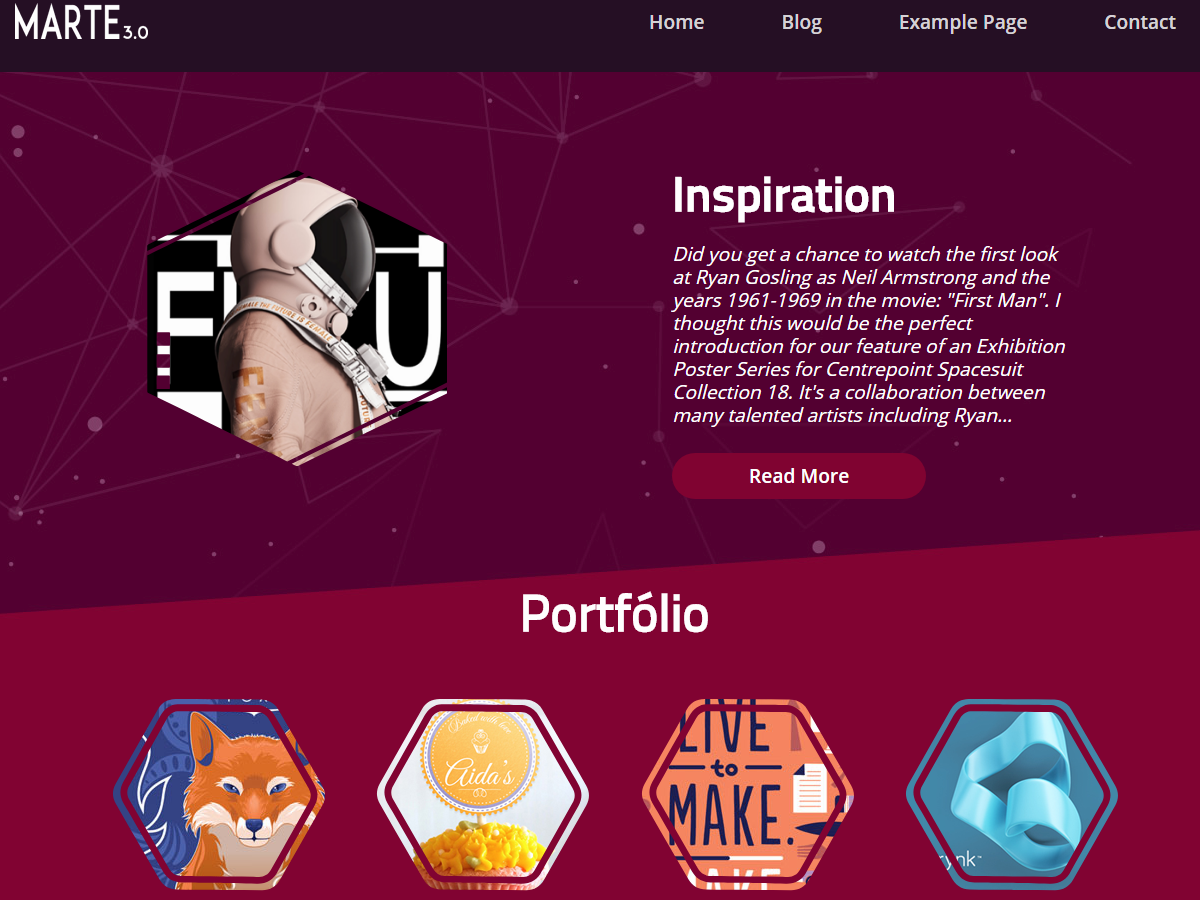 Marte theme screenshot