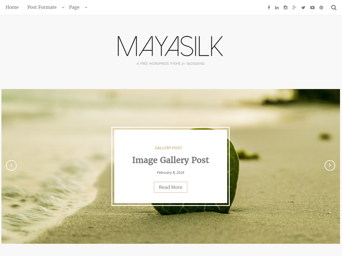 MayaSilk theme screenshot