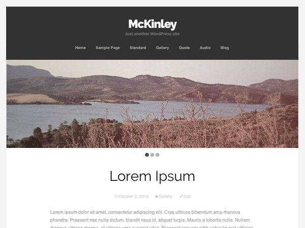 McKinley theme screenshot