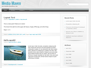 Media Maven theme screenshot