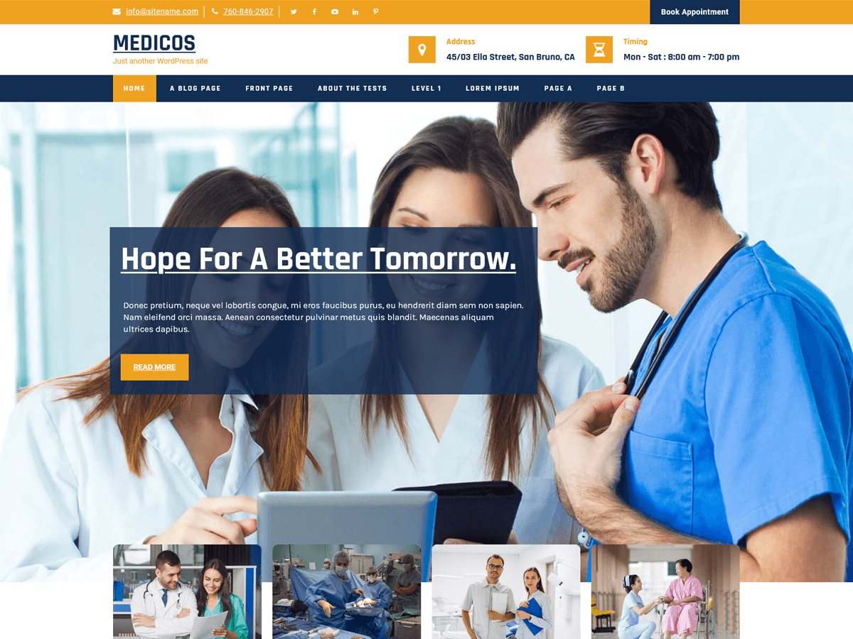 Medicos Lite theme screenshot