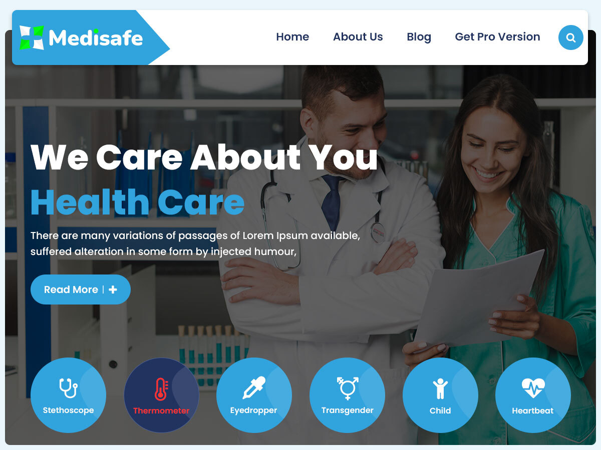 Medisafe theme screenshot