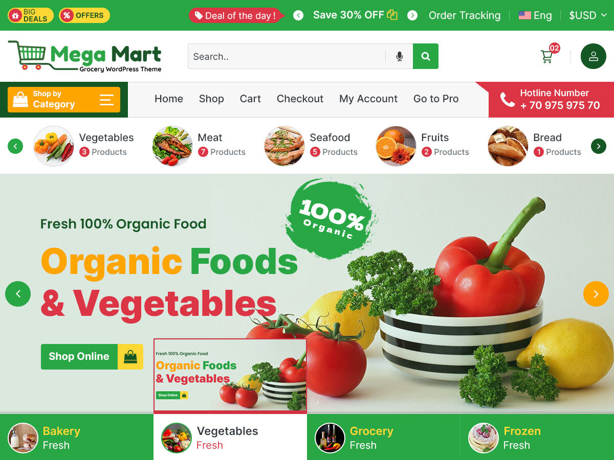 Mega Mart theme screenshot