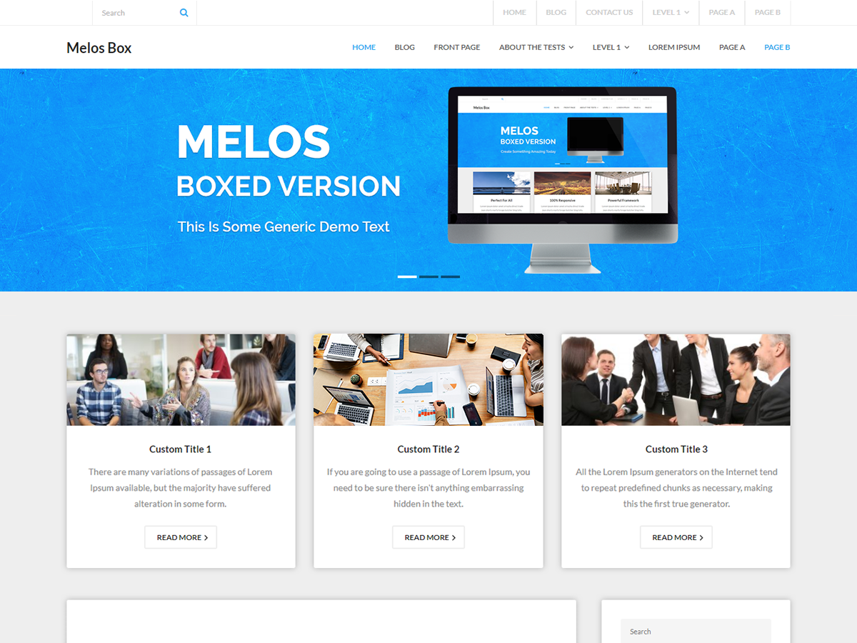 Melos Boxed theme screenshot