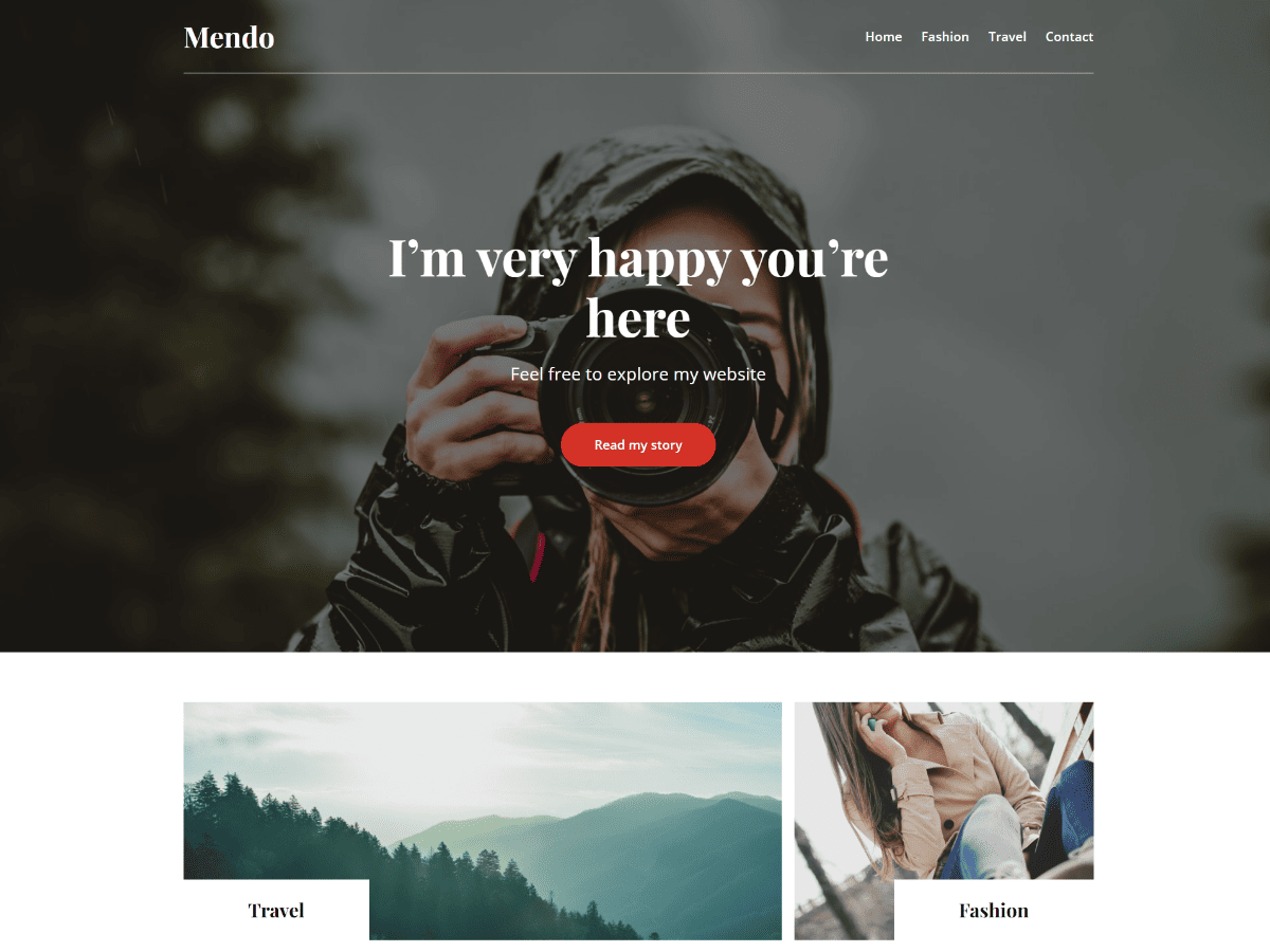 Mendo theme screenshot