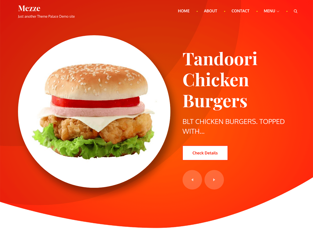 Mezze theme screenshot