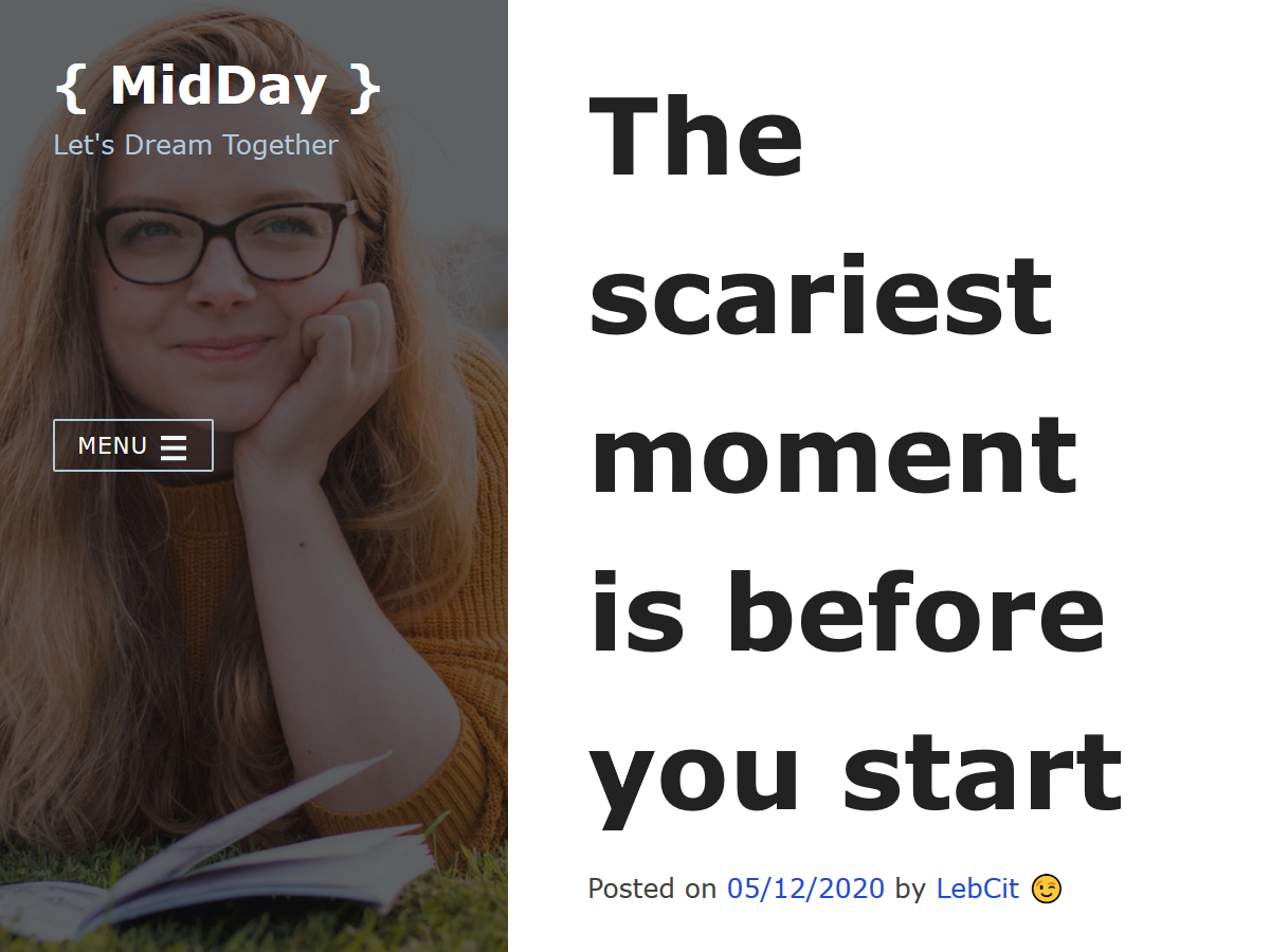 MidDay theme screenshot