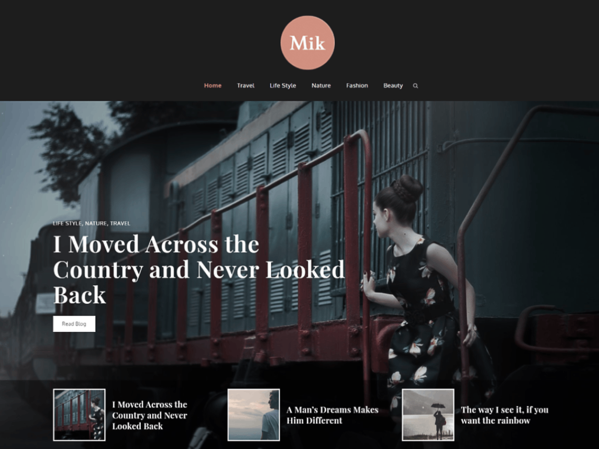 Mik Dark theme screenshot