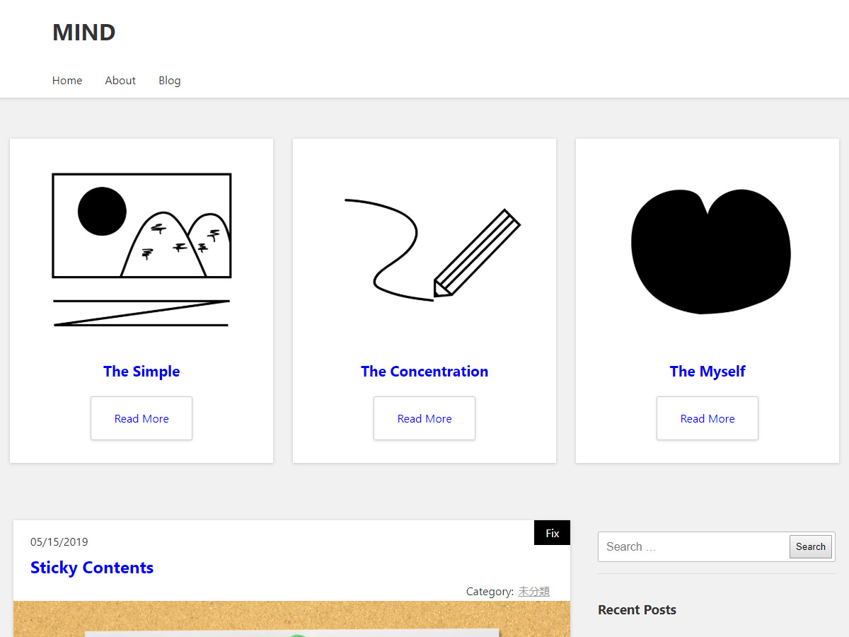 MIND theme screenshot