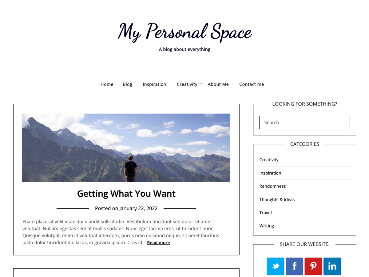 Minimalist Builder theme screenshot