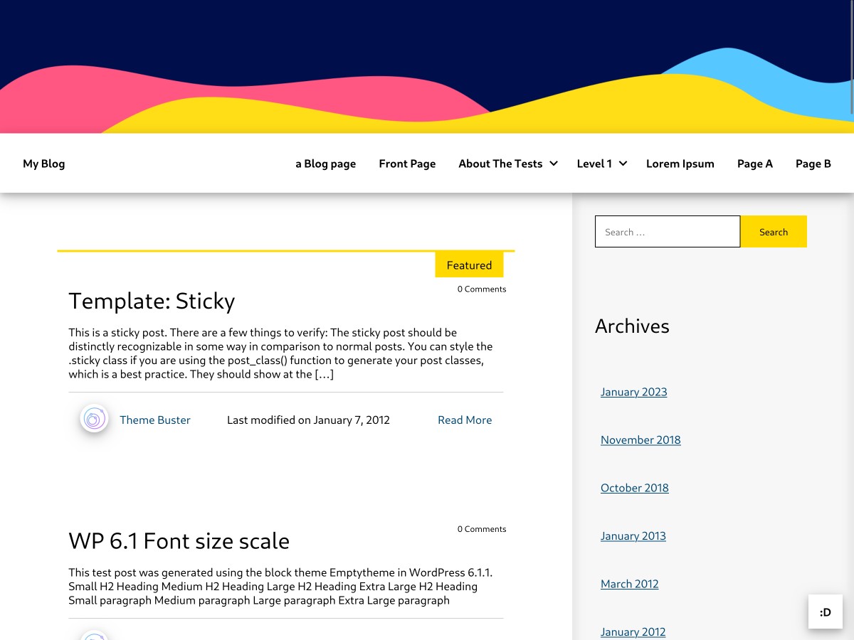 MinimalistFlex theme screenshot